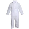 thumbnail image 2 of Baby Boys Formal White Poly Cotton 5 Piece Classic Suit Set with Tail, 2 of 4