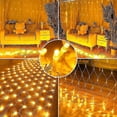 thumbnail image 5 of Luz LED de red de pesca, cadena de luces decorativas impermeables para exteriores, 5 of 5