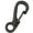 black, variant on Mini Buckle Classic And Simple Mini Spring Buckle Quick Hanging Keychain Keyring Edc Equipment
