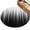 Black, variant on Large Round Rug 8Ft, Black White Non-Slip Washable Circle Rugs Carpet, Modern Geometric Abstract Gradient Striped Indoor Outdoor Rug Floor Mats Throw Runner for Bedroom Living Room Bathroom