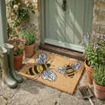 thumbnail image 2 of Tapis de Porte en Coco Abeilles, 2 of 3