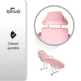 thumbnail image 4 of Silla Cama Para Faciales Color Rosa Con Banco LENIVE CAMA-2BC, 4 of 7