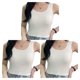 thumbnail image 1 of Minnieouse Camiseta sin mangas de lencería, camisola ancha sin costuras, camiseta Sexy con almohadilla, chaleco corto sin mangas para mujer, ropa Type1 NO1, 1 of 6