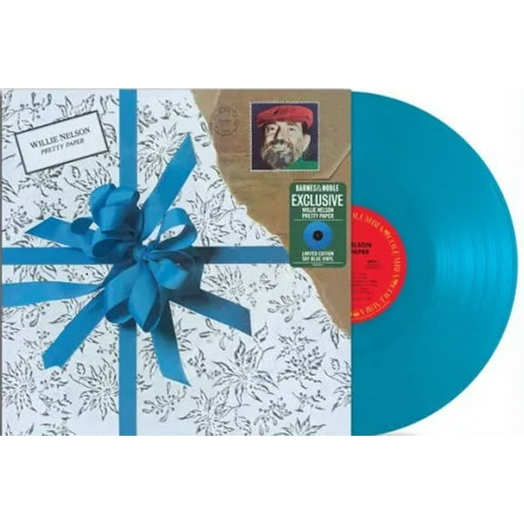Willie Nelson - Pretty Paper - Exclusive Sky Blue Vinyl LP Record