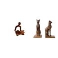 thumbnail image 1 of Figura Humana De Pensador Abstracto Y Estatuas De Gatos Egipcios. Colección De Esculturas Decorativas Para Oficina, Bar, Bodas Y Como Sujetalibros De Regalo Para Inauguración De Casa., 1 of 8