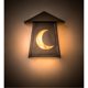thumbnail image 1 of Aplique de pared Stillwater Crescent Moon de 9" de ancho MEYDA 190184, 1 of 1