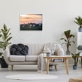 thumbnail image 2 of Wildflower Blossoms Sunset Sky Landscape Photograph White Framed Art Print Wall Art, 2 of 7