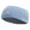 Blue, variant on Hand Drawn Water Shell Embroidered Stretch Marled Thick Headband - Blue OSFM
