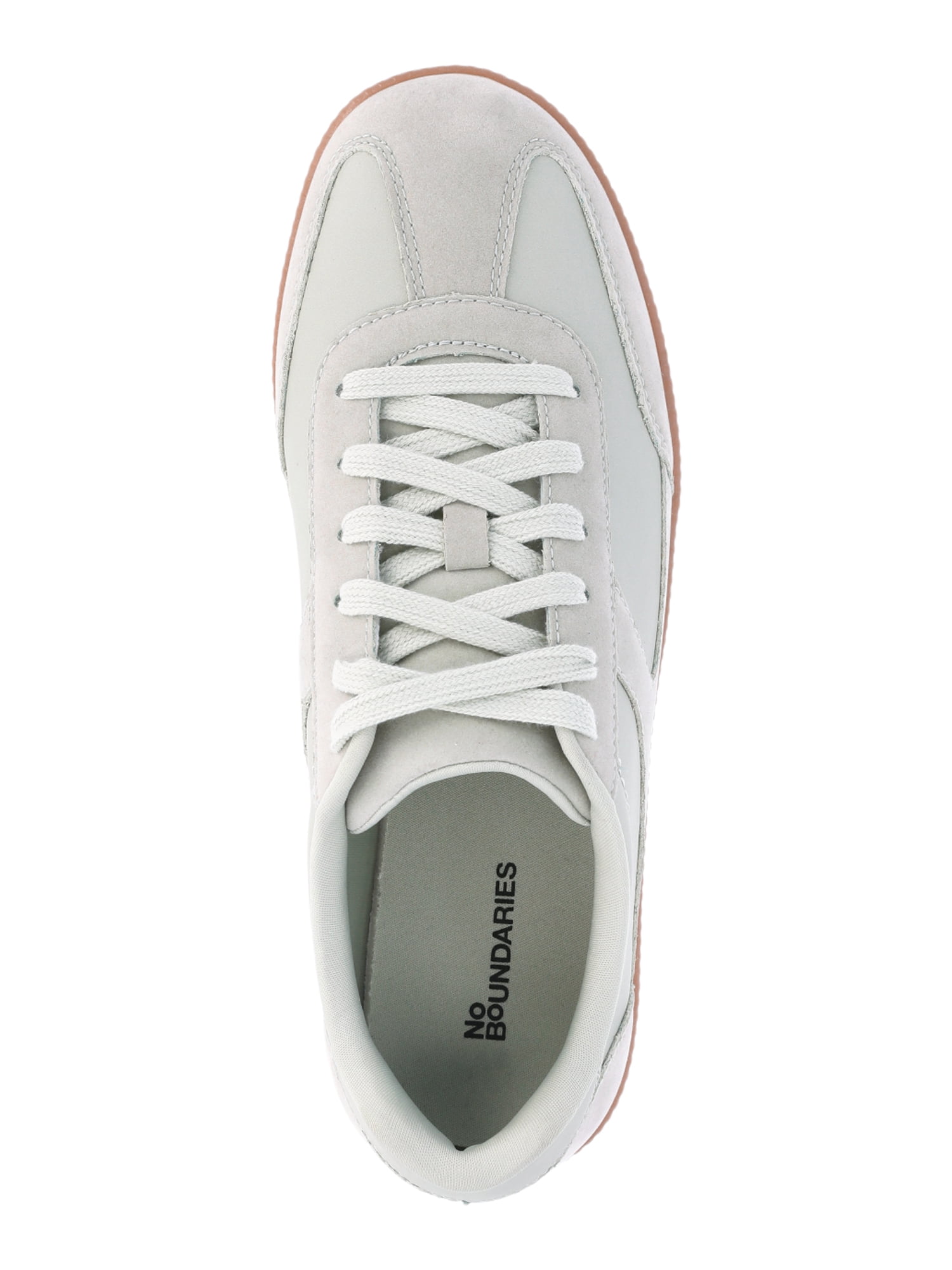 No Boundaries Women's Lace Up Sport Sneakers, Wide Width Available