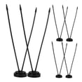 thumbnail image 5 of SEWCHICS Indoor Flag Pole and Stand Black 1 Set 13.0x9.4x2.6in, 5 of 8