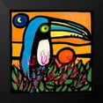 thumbnail image 2 of Wallas 12x12 Black Modern Framed Museum Art Print Titled - Tucano allalba, 2 of 5