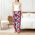 thumbnail image 6 of Lsque American Stars2 Print Women's Pajama Pants, Lounge Pant - Comfortable Home Wear,Elastic Waistband, Stylish Design-X-Large, 6 of 9
