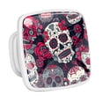 thumbnail image 1 of 4PCS Square Cabinet Fluorescence Knob Glowing in the Dark Furniture Drawer Pulls Handle with Screws Skull, 1 of 5