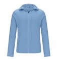 thumbnail image 3 of SHTXOZHI Sweat à Capuche Léger Protection Solaire pour Hommes Performance Manches Longues pour Randonnée Course, 3 of 7