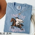 thumbnail image 2 of Long Live Cowghouls T-Shirt – Funny Halloween Western Ghost Riding Horse Tee for Women & Girls, 2 of 6