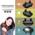 thumbnail image 4 of Collar de adiestramiento para perros Heaflex para 2 perros, 1000 m, LED, impermeable, 4 of 8