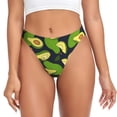 thumbnail image 1 of Fotbe Fresh Avocado Tanga Sin Costuras para Mujer con Estampado – Panties Invisibles, Transpirables y Cómodos para Uso Diario-Large, 1 of 6