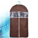 thumbnail image 5 of EeaseMX Funda protectora para ropa con relieve de alta gama, a prueba de polvo, organizador de ropa, talla L (café), 5 of 7