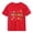 Red, variant on Afuyipoi Girls Boys School T-Shirt (For 3-10) Graphic Short Sleeve Cotton Back-to-School Pullover Top Black Size 3T