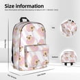 thumbnail image 5 of Mochila con estampado de donuts de Pug, mochila para portátil, mochila de viaje, mochila de negocios para mujeres y hombres., 5 of 5