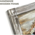 thumbnail image 2 of HFDF Animals Wooden Wall Art: Farmhouse Artwork Print Modern Farm Funny Pig Cow Donkey Wall Art with Sunglasses Diamond Floral Crown Country Picture for Nursery Kitchen Living Room 16x12inch Framed, 2 of 6