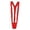 Red, variant on Men's Tight Thong Swimwear Conjoined V Shaped Underwear White One Size