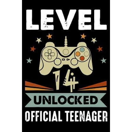 Level 14 Unlocked Official Teenager: Happy Magical 14th Birthday Notebook & Sketchbook Journal for 14 Year old Girls and Boys, 100 Pages, 6x9 Unique B Paperback