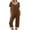 Brown, variant on LYXSSBYX 2pc Pajama Set Women Fashion Women Casual Patchwork Short Sleeve Tops V-Neck Shorts Sleepwear Sets