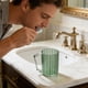 thumbnail image 1 of Vaso para Cepillo de Dientes con Asa | Soporte para Cepillo de Dientes de Baño | Organizador de Cepillo de Dientes de Plástico para Tocador | Vaso para Pasta de Dientes de Boca Ancha | Almacenamiento, 1 of 6