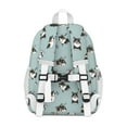 thumbnail image 3 of Black Corgi Backpack for School,Cute School Bag,Schoolbag with Adjustable Shoulder Straps & Padded Back,15"x11.42"x5.5", 3 of 6
