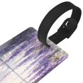 thumbnail image 3 of Kdxio Lavender Blooms Window Luggage Tags Privacy Cover ID Label Suitcase Tags Identifiers For School Bags,Suitcases, 3 of 7