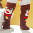 thumbnail image 3 of Otqutp Kids Baby Girls Boys Christmas Warm Sleep Long Socks Knee Socks Christmas Socks Children Socks Christmas Gift Kid Socks(E,One Size), 3 of 5