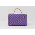 thumbnail image 5 of Dominie AFTER 5 COLLECTION Raquel Purple Canvas Cross Body/Clutch Handbag, 5 of 5