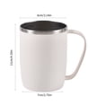 thumbnail image 3 of onlyliua Artículos En Liquidación Vaso para Enjuague Bucal de Acero Inoxidable Vaso para Cepillado de Pareja de Apariencia Alta Vaso para Cepillo de Dientes para Niños Advanced Sense Vaso para Lavado, 3 of 6