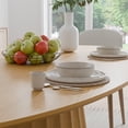thumbnail image 6 of MAYEERTY 67x33.5x30 Modern Oval Dining Table for 6, Mid-Century Kitchen Table for Dining Room Kitchen, Natural Wood, 6 of 10