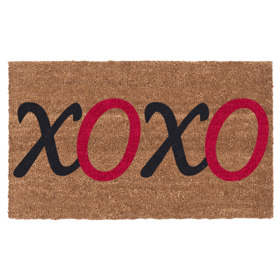 Love Heart Design Coco Doormats by Coco Mats N More - 18" x 30" x 1 Inch Thick