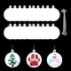 thumbnail image 4 of 20x Adornos navideños de acrílico DIY Etiqueta de nombre en blanco sin terminar con agujero Arte Colgante Colgante Artesanía para la fiesta de bodas Redondo Blanco Baoblaze Acrílico en blanco, 4 of 8