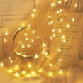thumbnail image 6 of Zukuco Star Fairy Lights, 33FT/100 LEDs Plug in String Lights, 8 Mode Decoration String Lights for Indoor Outdoor, Party, Birthday, Valentine, Christmas (Warm White), 6 of 10