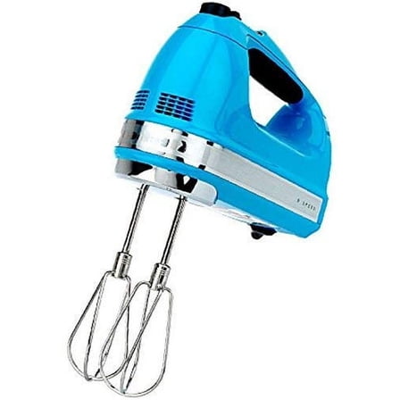 Open Box KitchenAid 9-Speed Hand Mixer, Crystal Blue