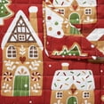 thumbnail image 3 of Greenland Home Fashions Gingerbread Lane Reversible Holiday Furniture Cover - Sofa Protector, 3 of 8