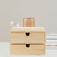 thumbnail image 5 of Caja de madera con cajones, organizador de escritorio de madera, organizador de joyas, caja organizadora de almacenamiento de mesa, 5 of 8