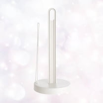 OFFIGAM Modern Upright Paper Towel Holder Kitchen Stand Plastic Grey and Space-Saving Design