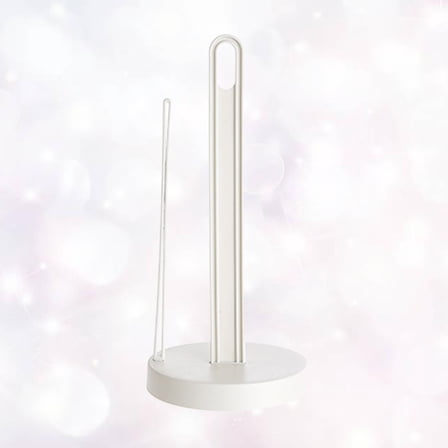 OFFIGAM Modern Upright Paper Towel Holder Kitchen Stand Plastic Grey and Space-Saving Design