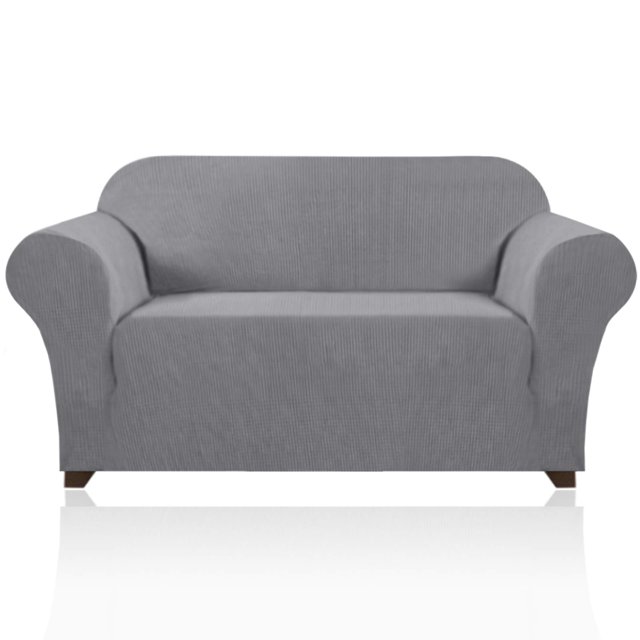 Funda de sofá PrinceDeco Stretch Loveseat 2 Cushion Dove