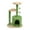 Beige & Green, variant on ZephyPaws 33" Flower Cat Tower, Multi-Level Cat Tree with Condo, Plush Perches, Blossom Bed, Sisal Scratching Posts & Toys, Beige & Green