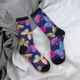 thumbnail image 5 of Rateoe Paint Butterflies for Women Casual Calf Socks - Cute Crew Socks - Thin Soft Above Ankle Socks Size 5-11, 5 of 6