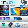thumbnail image 3 of AEEZO 11 Inch Tablet for Home and Office — 12GB RAM, 128GB ROM, 2K FHD Eye Protection Screen,Gray, 3 of 7