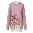 thumbnail image 5 of WILLBEST Sudadera Larga para Mujer Sudadera Informal con Capucha y Estampado de Ciervos Navideños para Mujer, Ideal para Otoño E Invierno Chica​​, 5 of 5