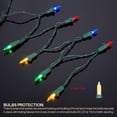 thumbnail image 3 of LOENDE Christmas Lights Outdoor Battery Operated Detachable 17.7FT 50 LED String Lights for Xmas Tree Wreath Home Garland Holiday Decor, Multi-color, 3 of 6
