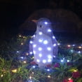 thumbnail image 1 of Xihbxyly Adornos de Pingüinos Iluminados, Diseño Acrílico Brillante, Luces Led a Pilas, Decoración Festiva para Exteriores, Decoración de Jardín Invernal, Fiesta Navideña, Juego de 3, Tamaño 35 Cm, 1 of 7